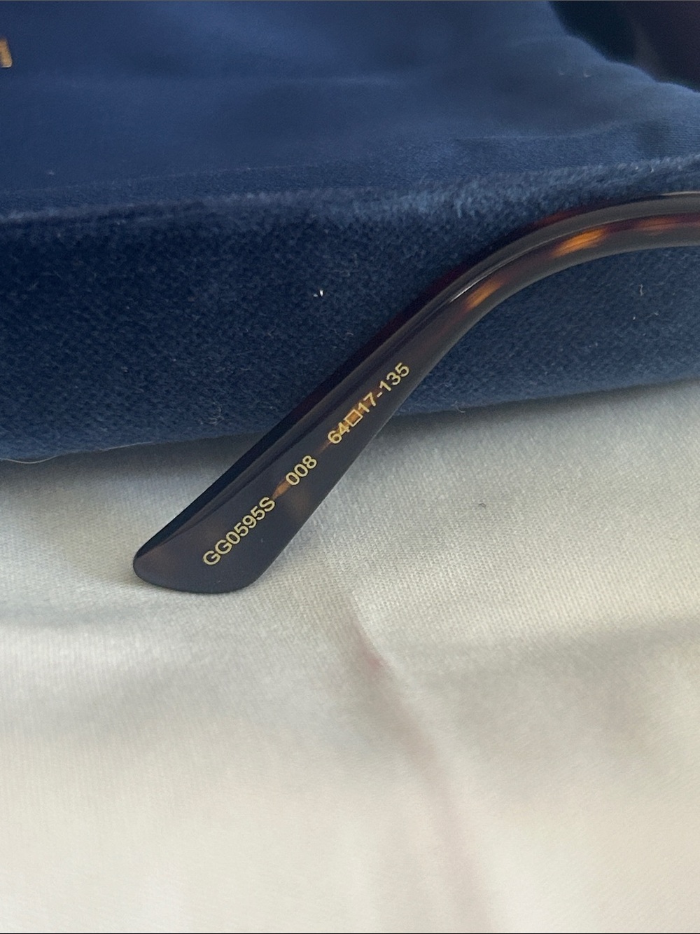 GUCCI Round GG0595S Gold Gradient Brown Sunglasses $595 Retail - Picture 12 of 16